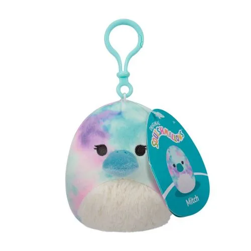 М'яка іграшка на кліпсі Squishmallows Каченос Бріндал 9 см м'який персонаж для ігор та відпочинку