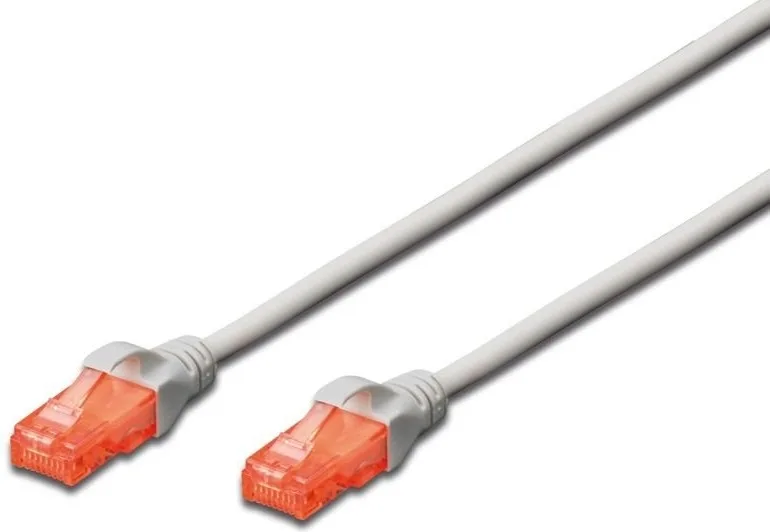 Патч-корд DIGITUS CAT 6 UTP, 30м, AWG 26/7, Cu, LSZH, сірий