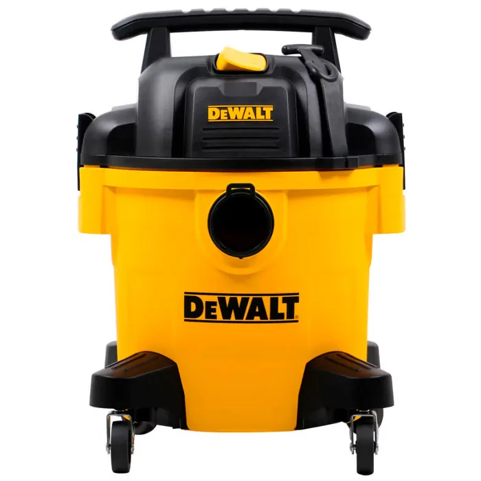 Професійний пилосос DeWalt потужністю 1050 Вт, з силою всмоктування 15 кПа, контейнером на 20 л та вагою 6.2 кг.