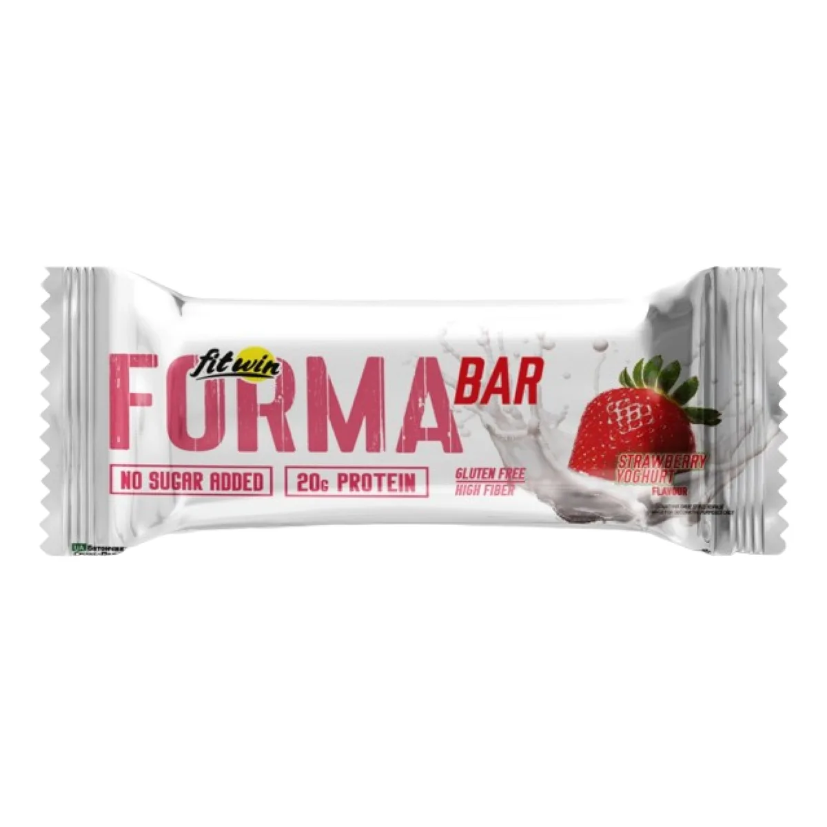 Протеиновый батончик FormaBar 60 г без сахара и глютена клубничный йогурт