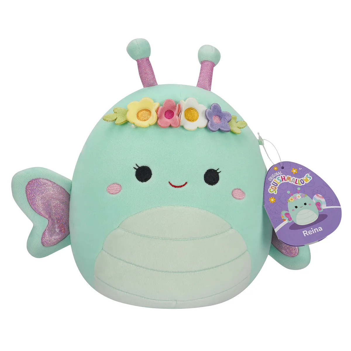 М'яка іграшка Squishmallows поліестер 13 см Метелик Рейна