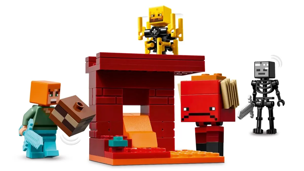 Конструктор LEGO Minecraft Битва з лавою у Незері