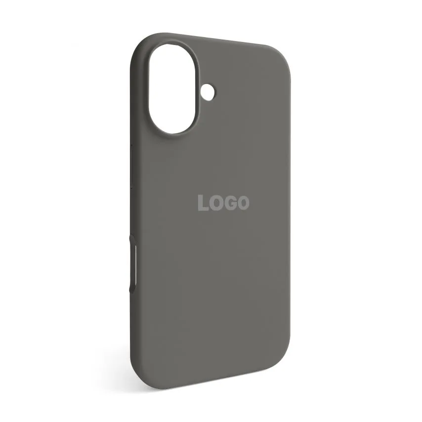 Чохол Silicone Case для Apple iPhone силіконовий сірий