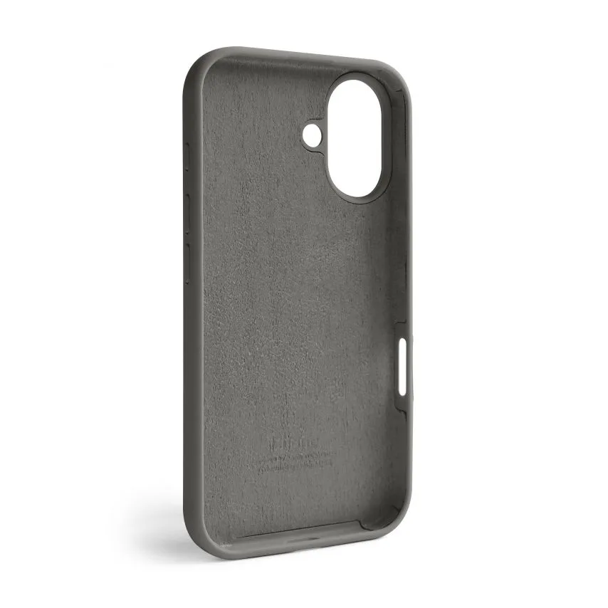 Чохол Silicone Case для Apple iPhone силіконовий сірий