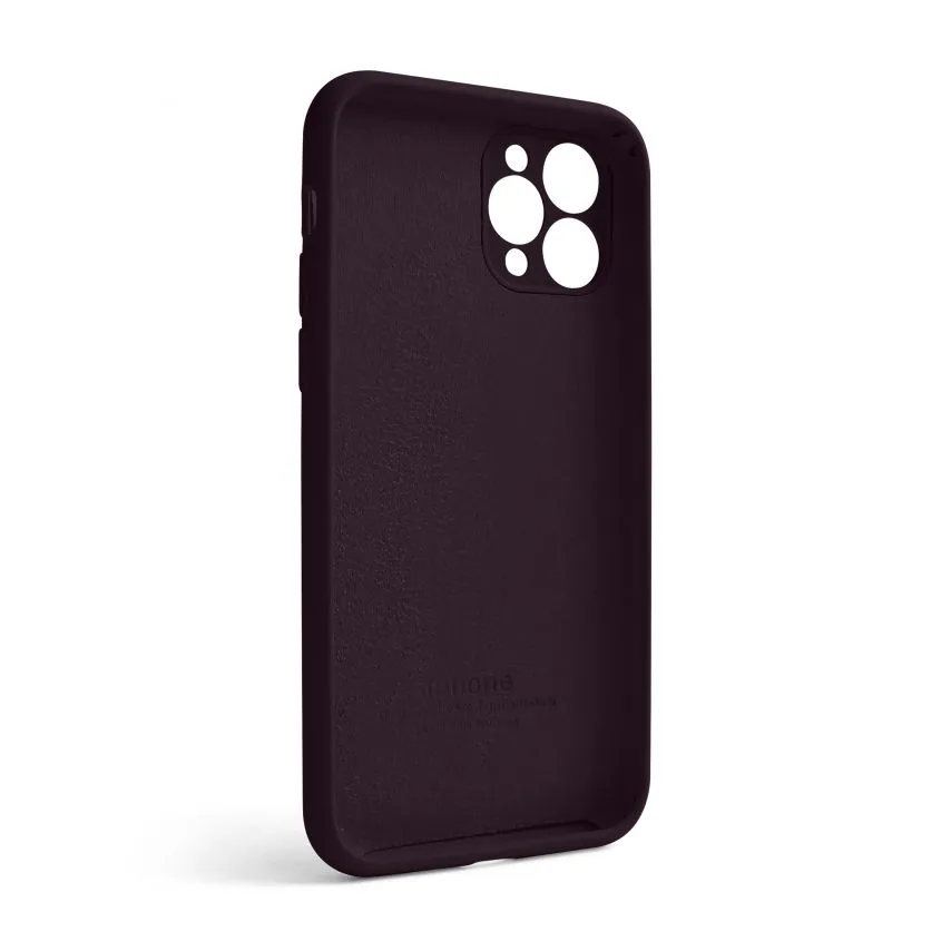 Силіконовий чохол для Apple iPhone 11 Pro  фіолетовий закрита камера