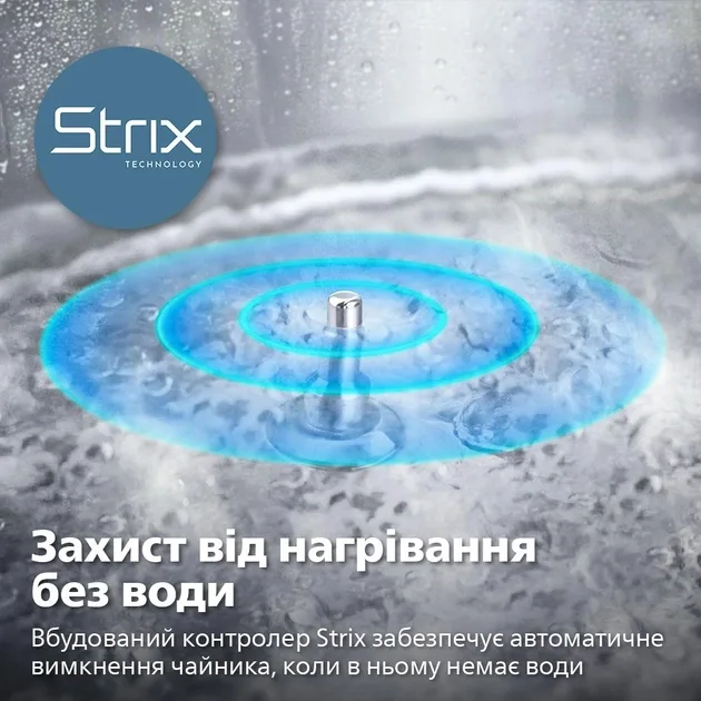Электрочайник Philips 1,7 л пластиковый черный с терморегуляцией и дисплеем.
