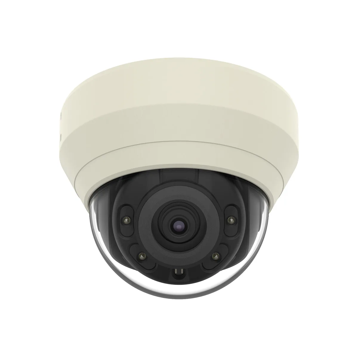 Камера IP Hanwha QND-7010R, 4MP, Indoor Dome, 2.8mm, f/2.0, IR20m, Микрофон, DC 12V/PoE, IK08.