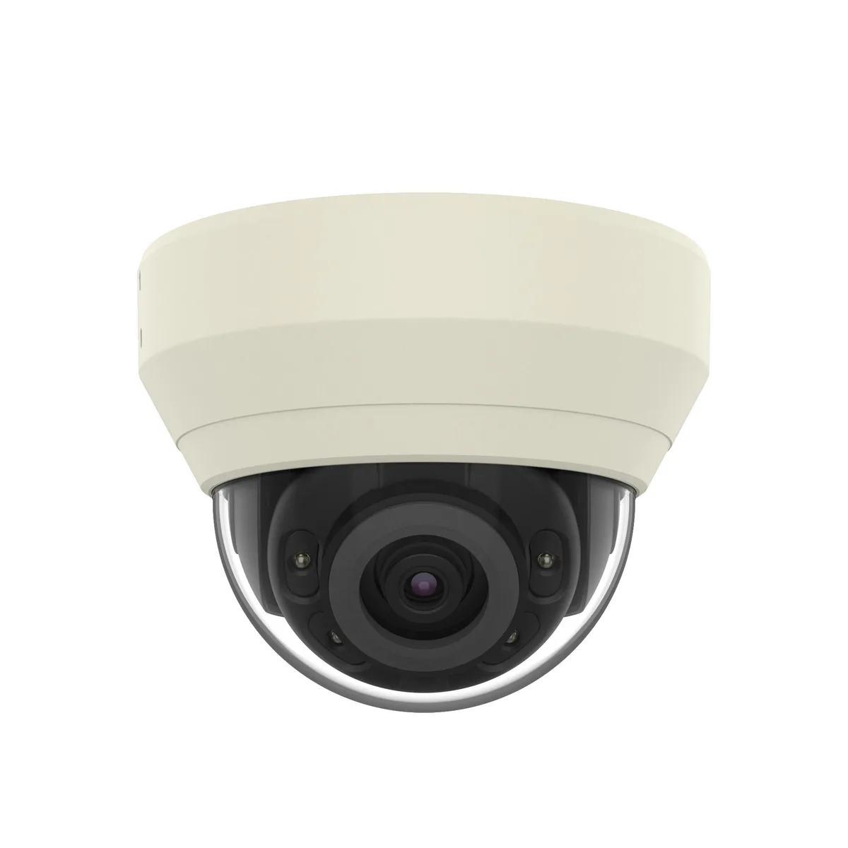 Камера IP Hanwha QND-7010R, 4MP, Indoor Dome, 2.8mm, f/2.0, IR20m, Микрофон, DC 12V/PoE, IK08.