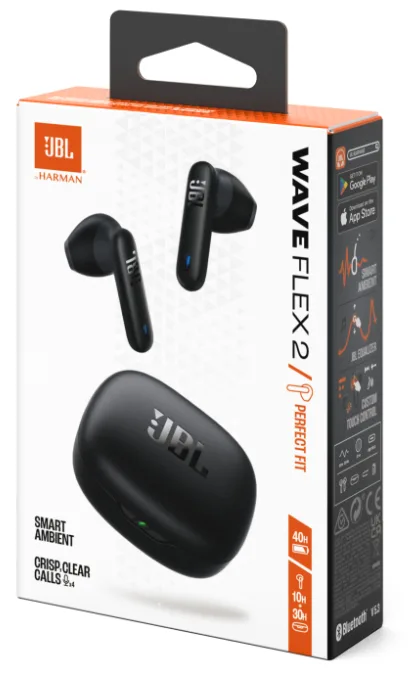 Гарнітура JBL бездротові вкладиші 12 мм чорні