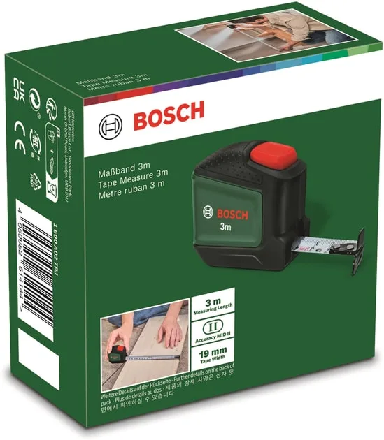 Рулетка Bosch, 3 метри x 19 мм