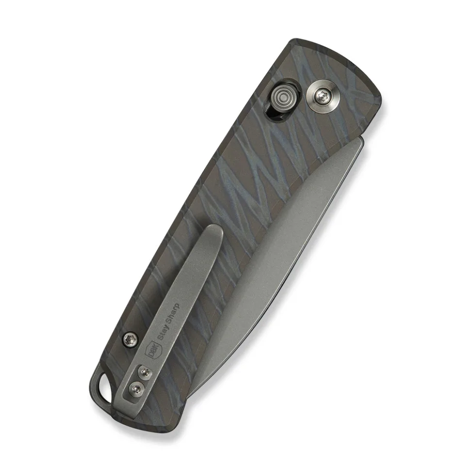 Складаний ніж Weknife титан 176,8 мм темно-сірий CPM 20CV