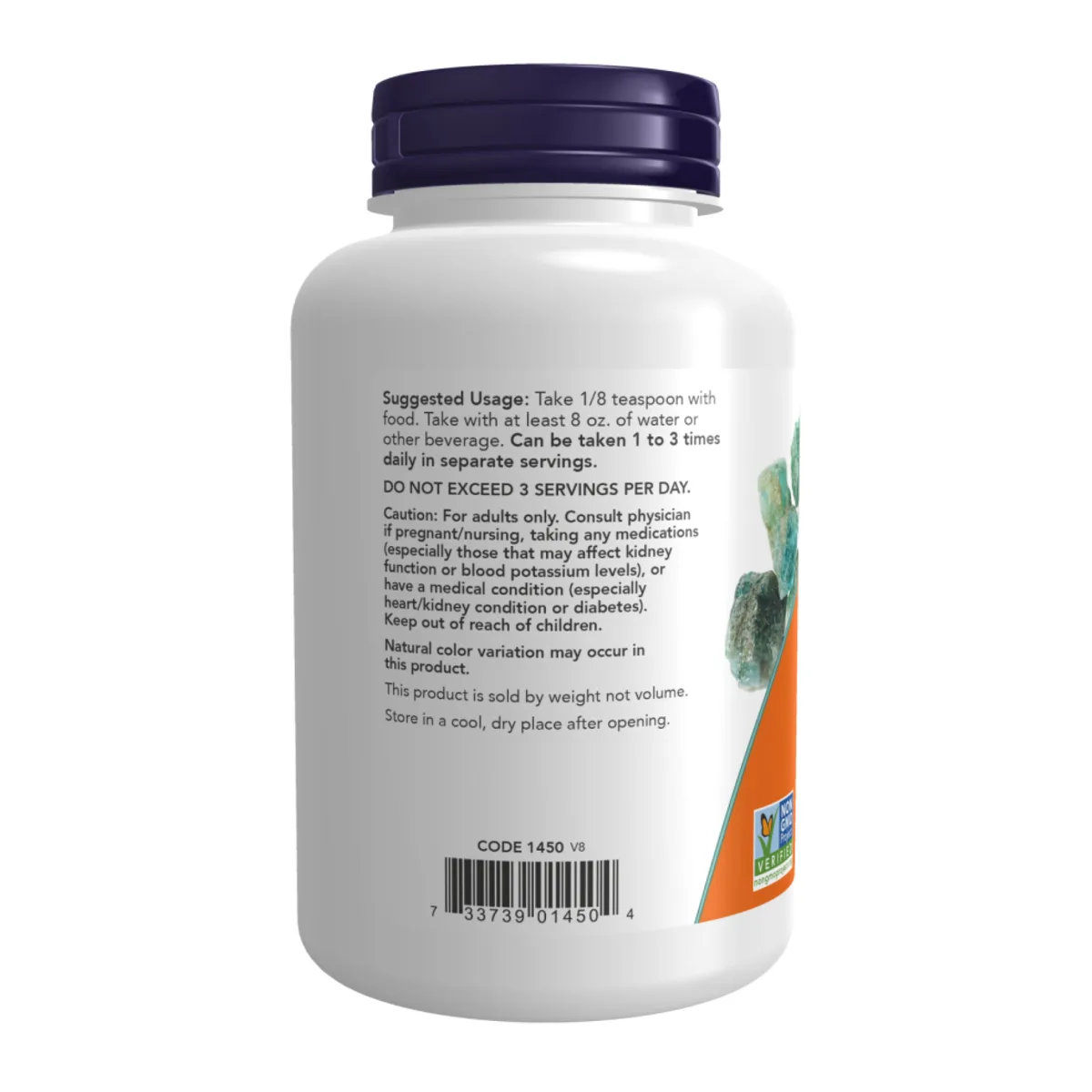 Калий хлорид порошок Now Foods 227 г
