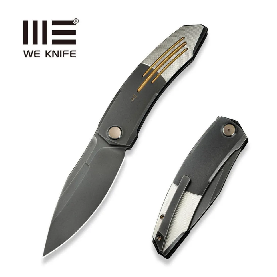 Складаний ніж Weknife M390 224,5 мм Титан темно-сірий