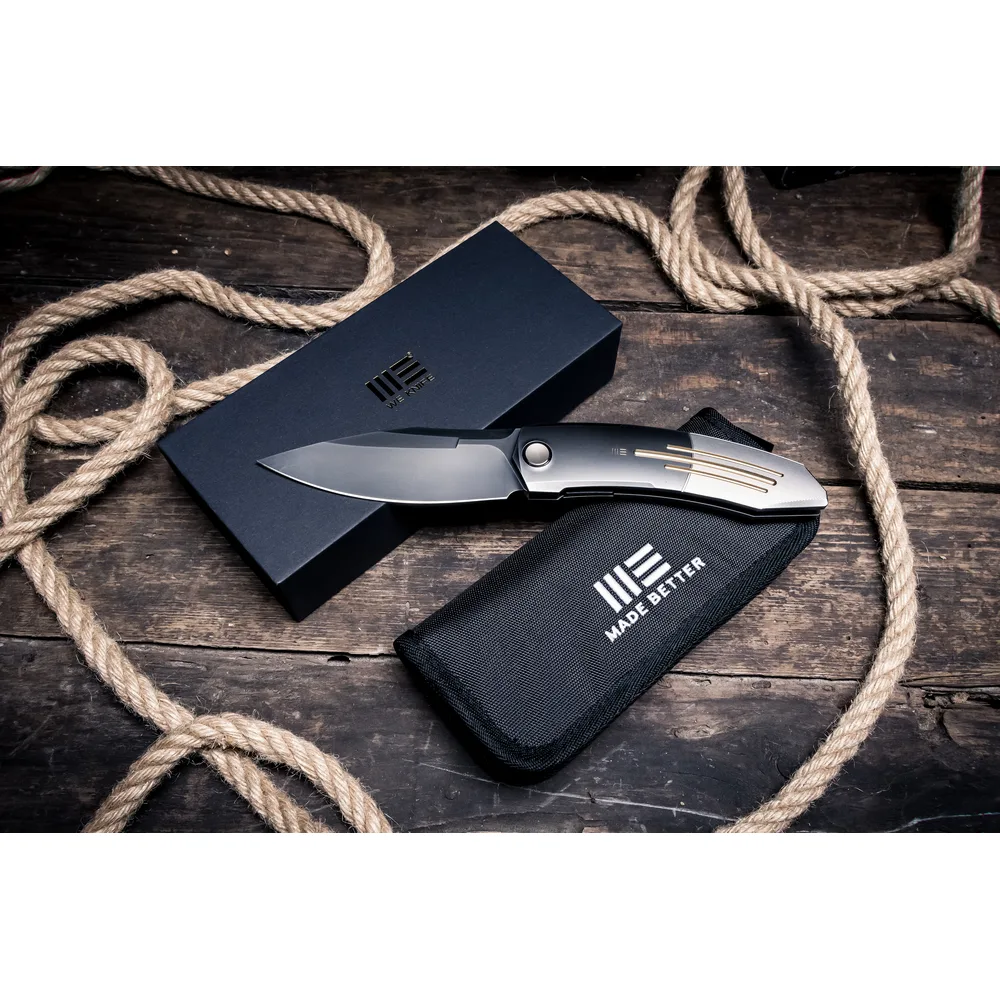Складаний ніж Weknife M390 224,5 мм Титан темно-сірий
