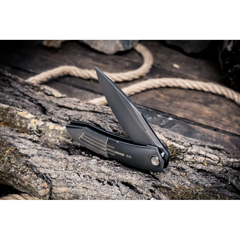Складаний ніж Weknife M390 224,5 мм Титан темно-сірий