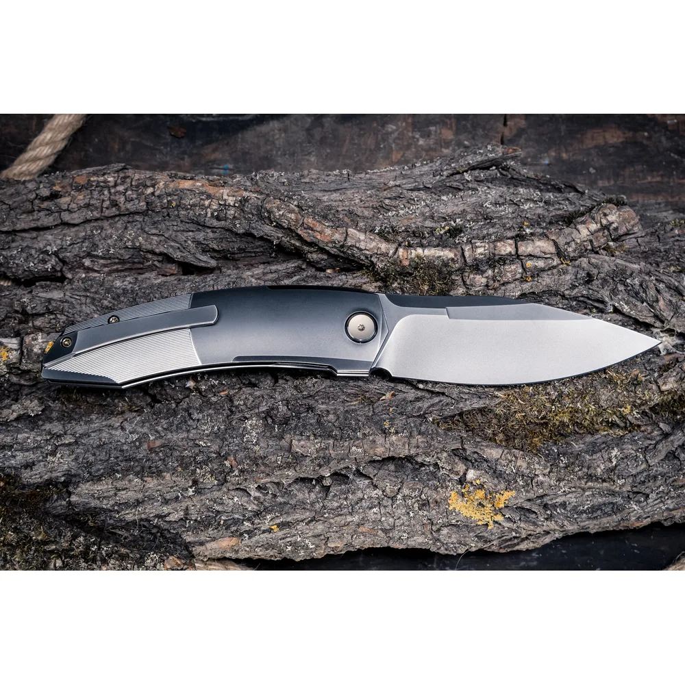 Складаний ніж Weknife M390 224,5 мм Титан темно-сірий