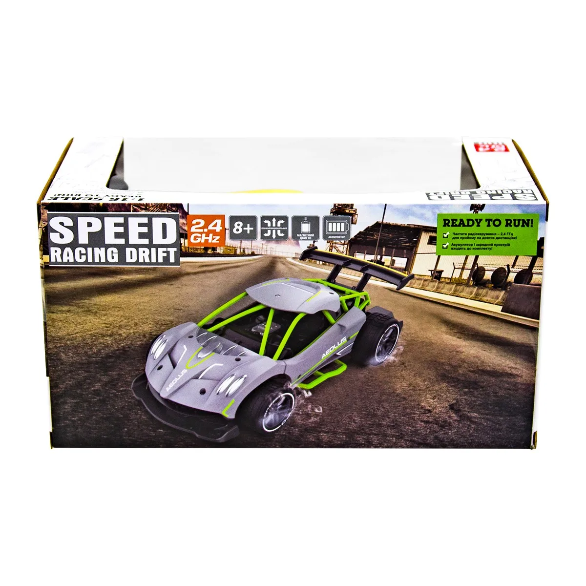 Автомобіль Sulong Toys р/к 1:16 жовтий метал пластик