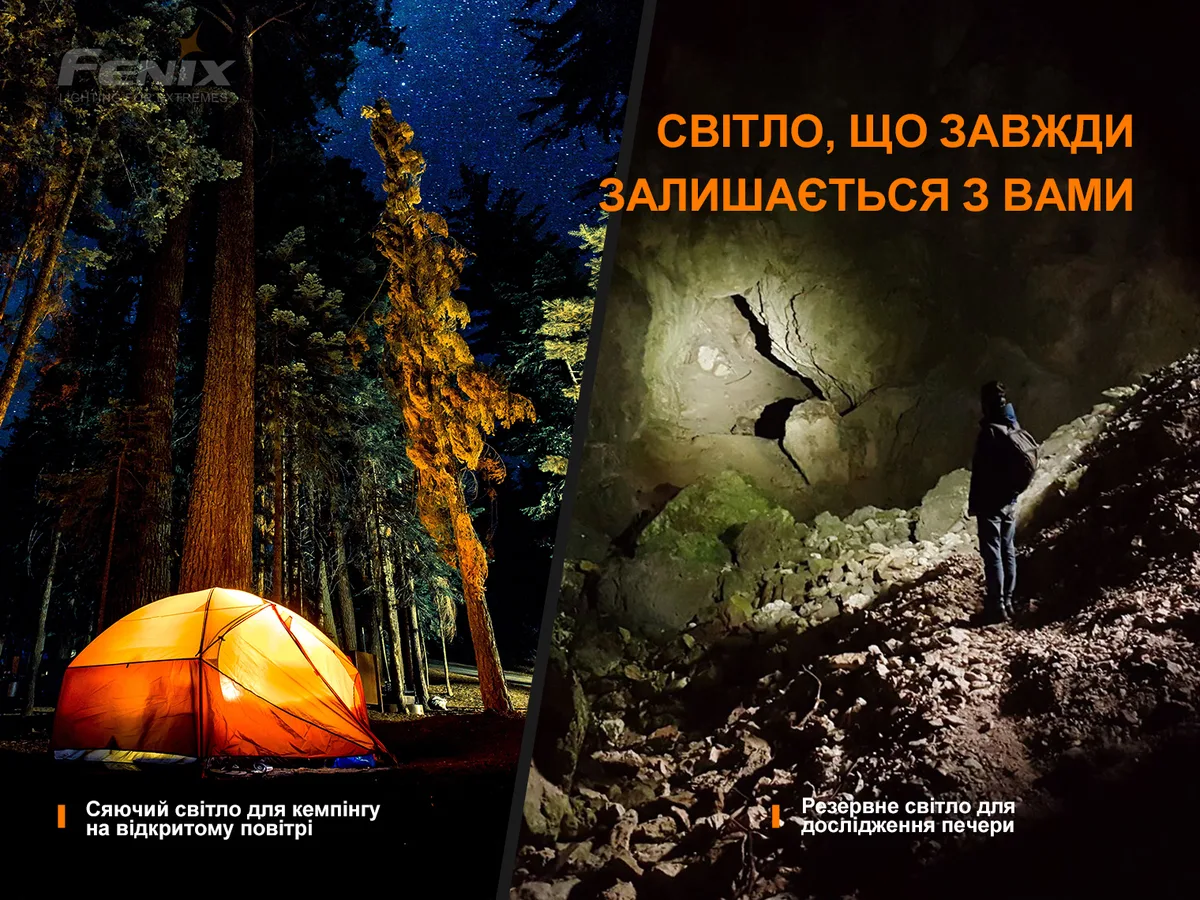 Ліхтар ручний Fenix АБС-пластик 135х53х24 мм Чорний