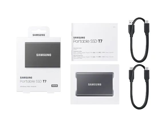 Портативний SSD Samsung 2TB USB 3.2 Gen 2  Type-C T7