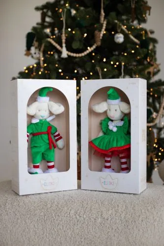 М'яка іграшка Ельфік Айлі Christmas ELFIKI різдвяний ельф для дітей 3+ новорічний подарунок