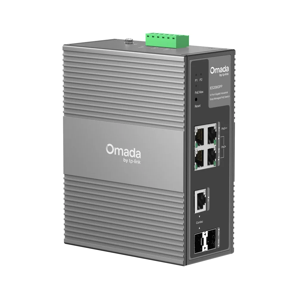 Промисловий комутатор TP-LINK IES206GPP 4xGE (PoE), 120W, 1xGE/SFP, 1xSFP WebSmart
