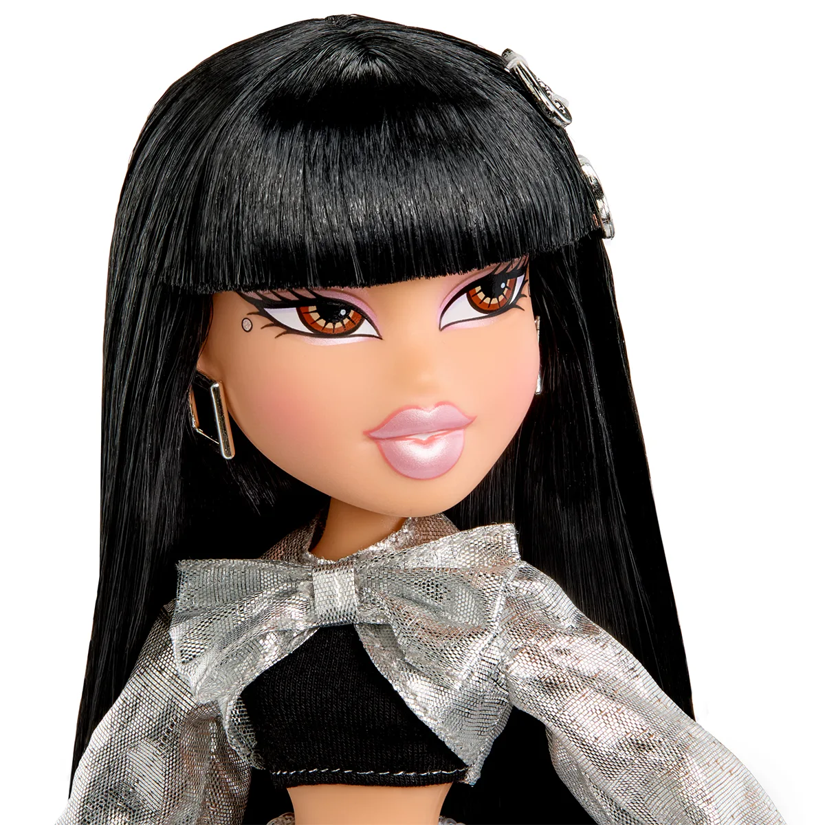 Ігровий набір з лялькою Bratz Charmz комбіновані матеріали 27 см металевий колір