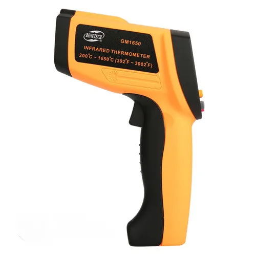 Пірометр інфрачервоний BENETECH GM1650 200-1650°C 50:1 вологозахищений ЖК дисплей