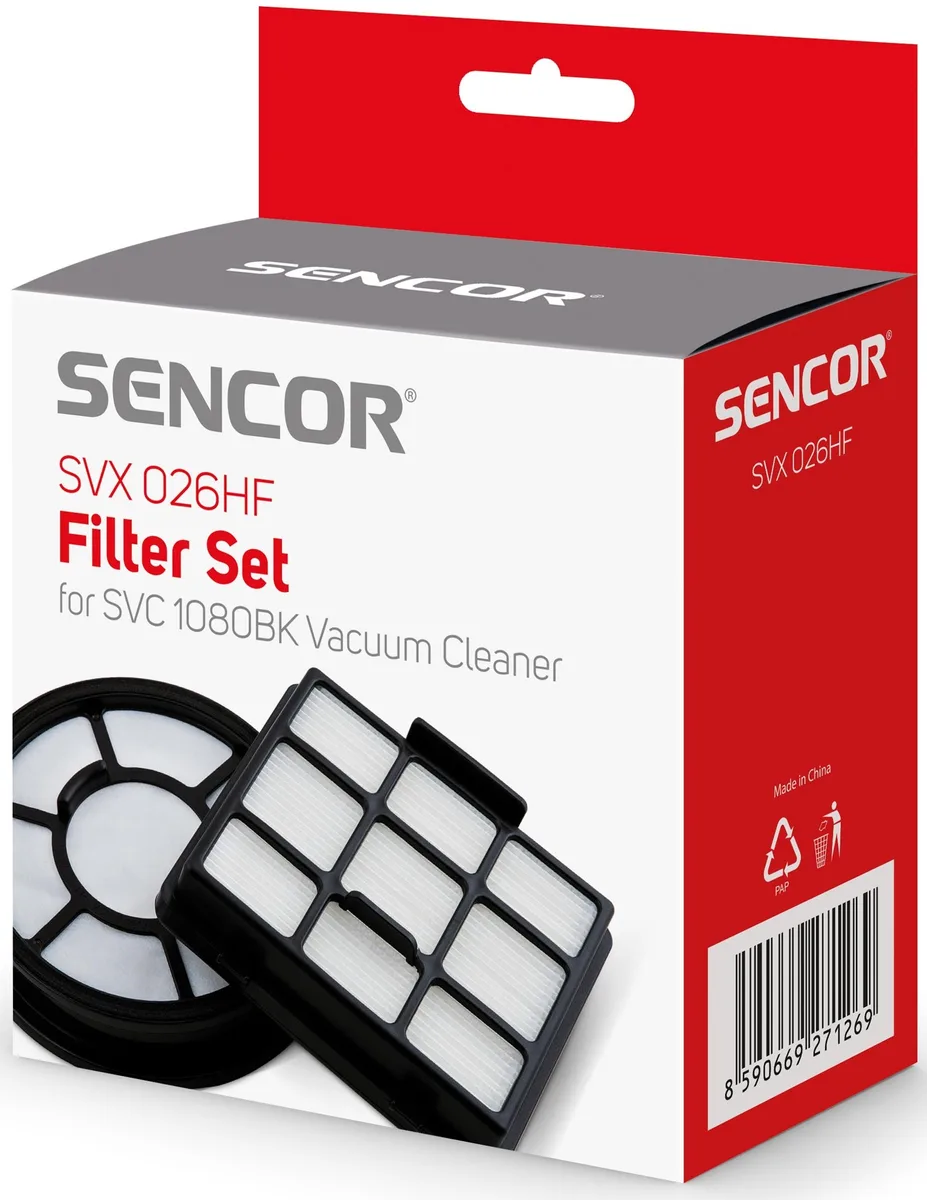 Комплект фильтров SVX026HF для пылесоса SVC108