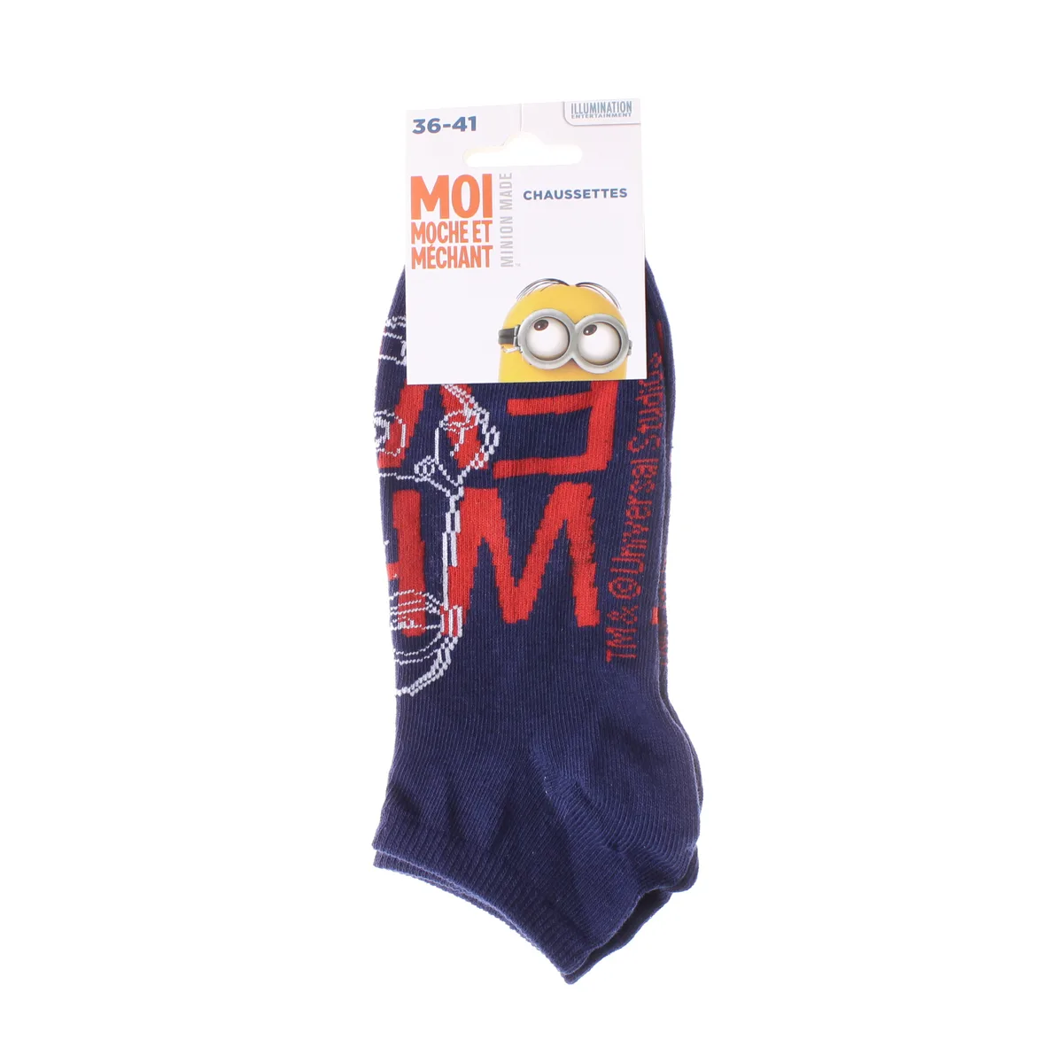 Шкарпетки MINIONS 56% бавовна 36-41 Темно-синій