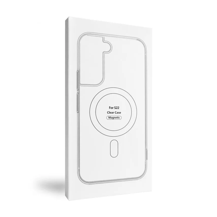Чохол MagSafe для Samsung S22 прозорий силікон 2022