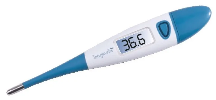 Електронний термометр Longevita гнучкий водостійкий 60 секунд 32-42,9°C