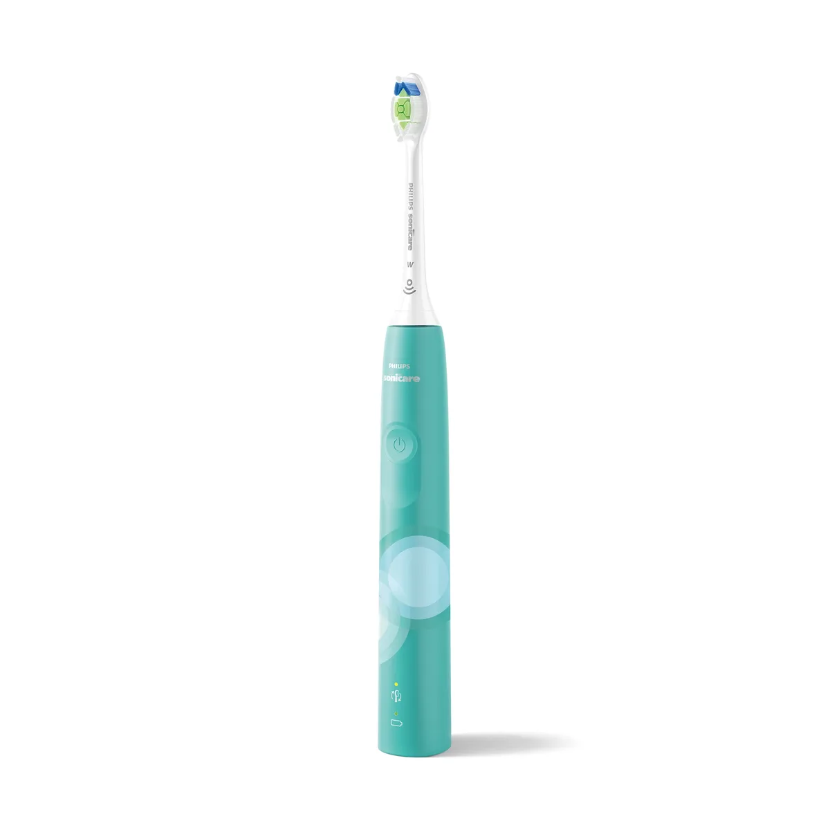 Електрична зубна щітка Philips Sonicare 4100 Series, 31 тис. коливань/хв, 1 насадка, зелений колір.