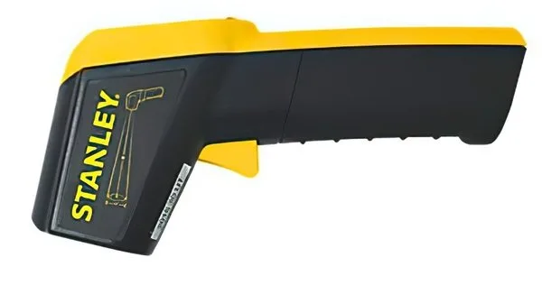 Безконтактний пірометр Stanley з діапазоном температур -38...+520°С, вага 0.28 кг.