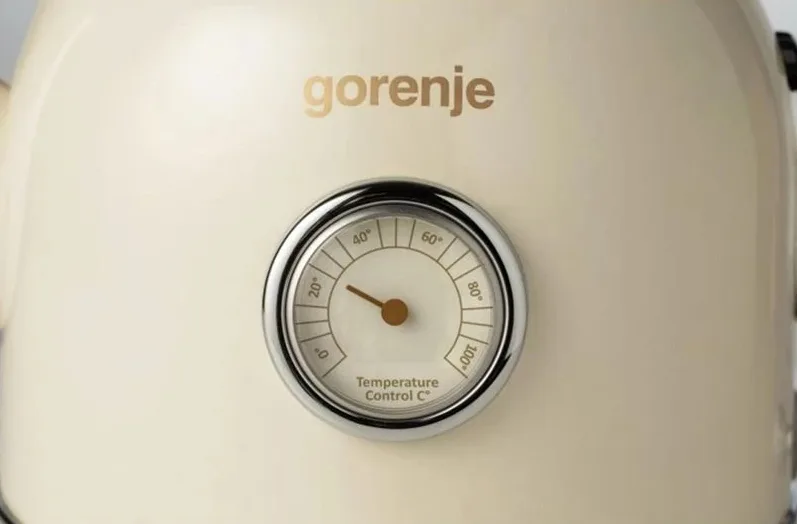 Электрочайник Gorenje 1,7 л Пластик Металл Бежевый 1850-2000 Вт