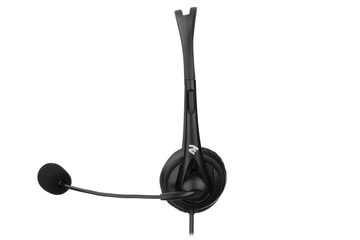 Наушники ПК стерео On-ear 2E CH11 USB, омни-микрофон, 2м, черные