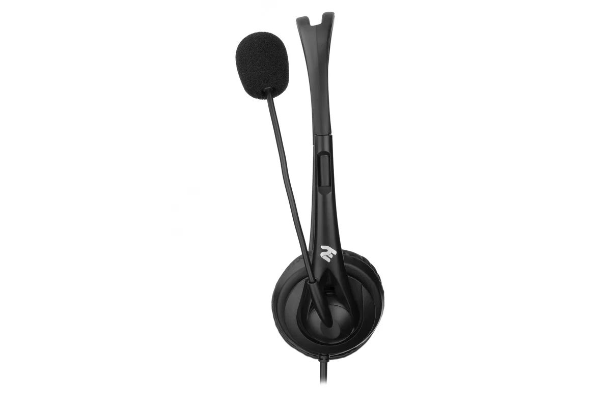 Наушники ПК стерео On-ear 2E CH11 USB, омни-микрофон, 2м, черные