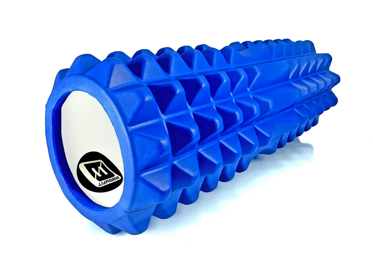Масажний ролик EasyFit EVA 33 см Синій