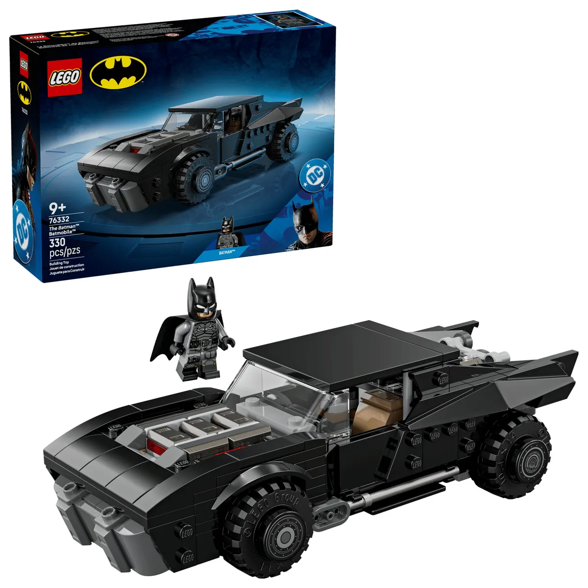 Конструктор LEGO Super Heroes сірий Бетмобіль для дітей від 9 років