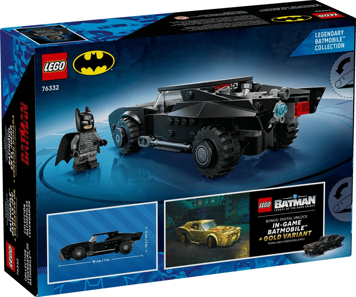 Конструктор LEGO Super Heroes сірий Бетмобіль для дітей від 9 років