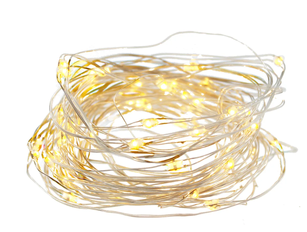 Гирлянда-струна Chomik 4,3 м LED 40 теплый белый