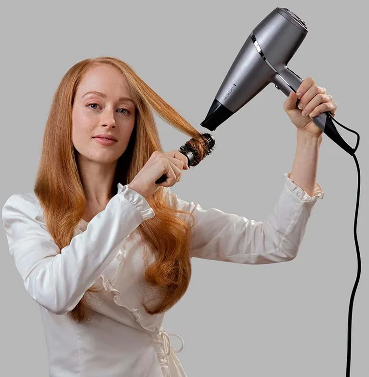 Фен Remington 2400 Вт з іонізацією сірий