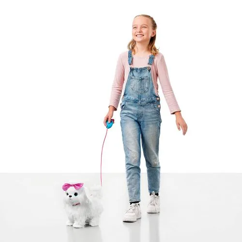 Інтерактивне щеня Pets Alive Лапуля м'яка іграшка для дітей з повідцем та звуковими ефектами
