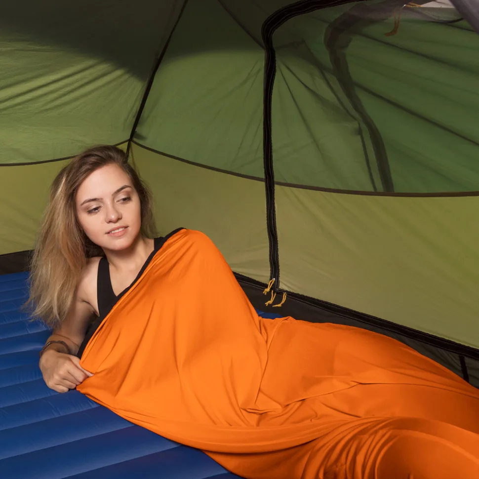 Подкладка для спального мешка Naturehike полиэстер 200х80 см оранжевая