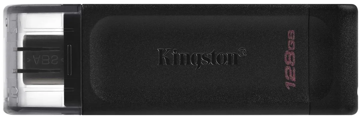 Накопичувач Kingston  128GB USB 3.2 Type-C Gen 1 DT70