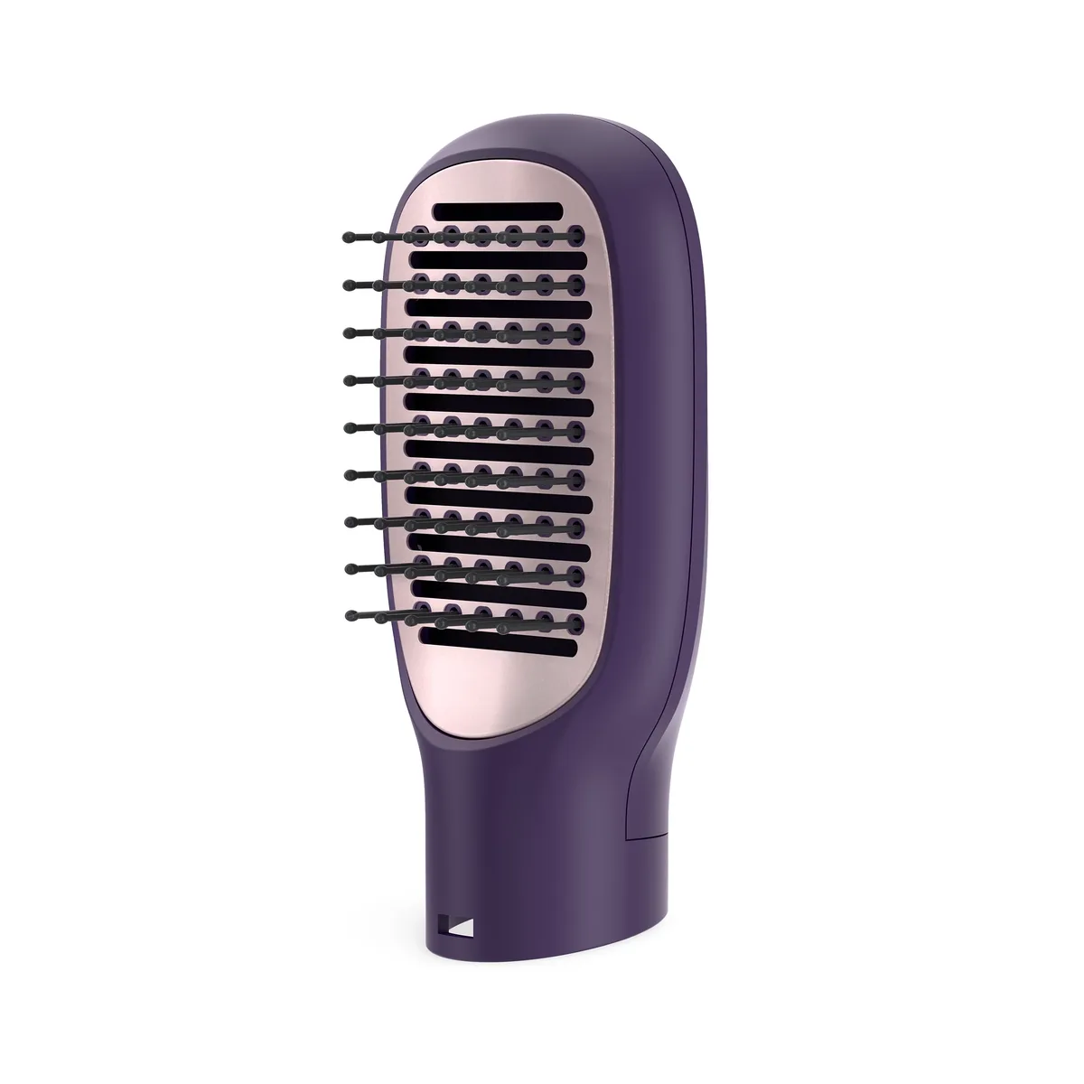 Фен-щітка Philips 3000 Series, 800 Вт, 3 температурні режими, функція іонізації, 4 насадки, фіолетового кольору.