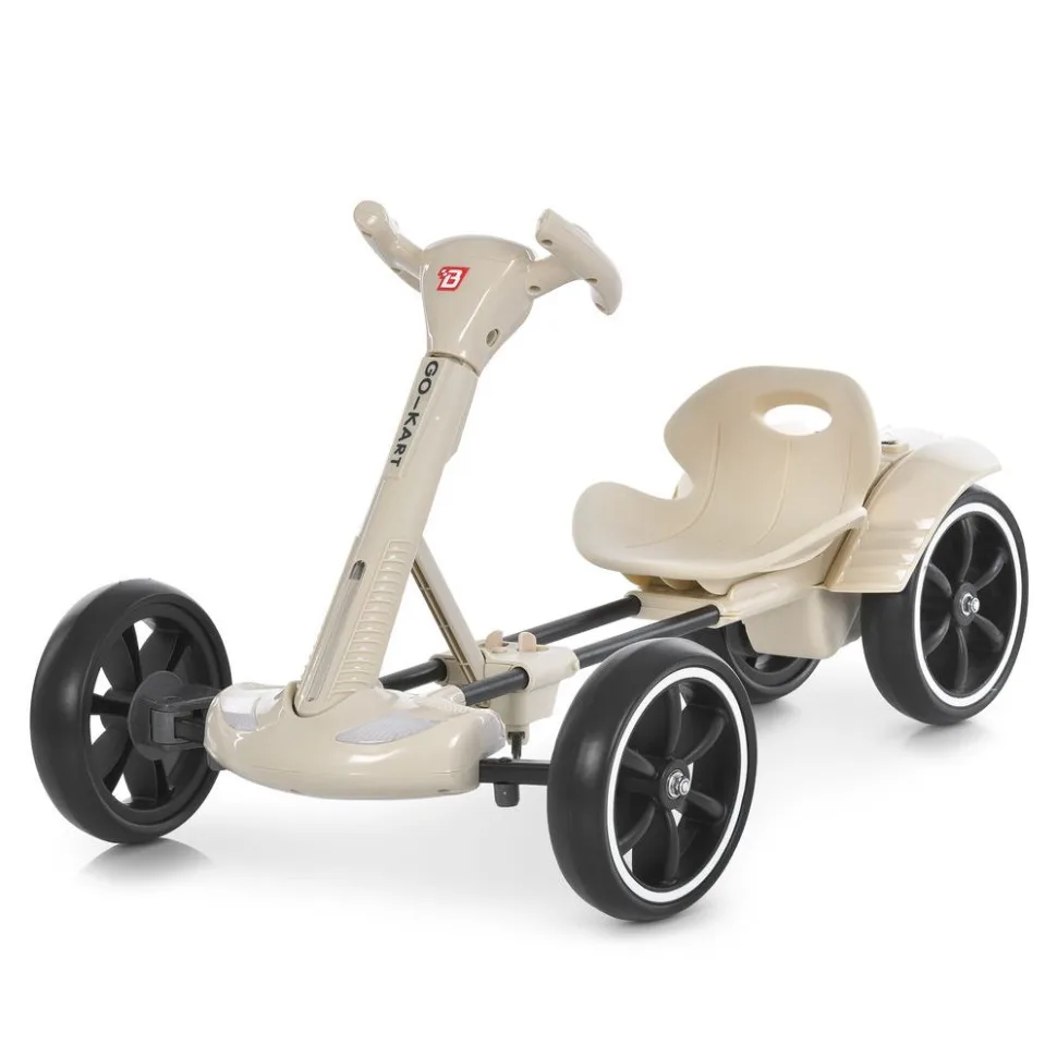 Дитячий електромобіль Bambi Cart пластик 84х32х28 см червоний
