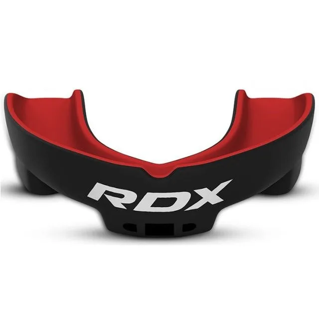 Капа RDX Inc термопластик однощелепна доросла 12+ чорна червона