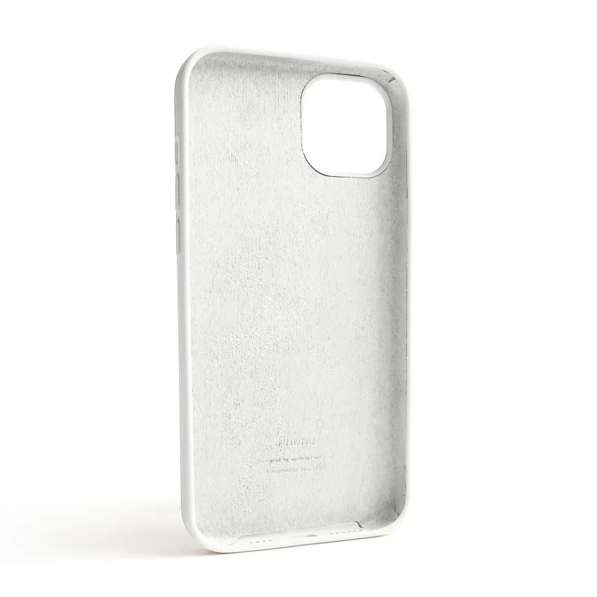 Чохол Silicone Case для Apple iPhone 14 Plus силіконовий білий