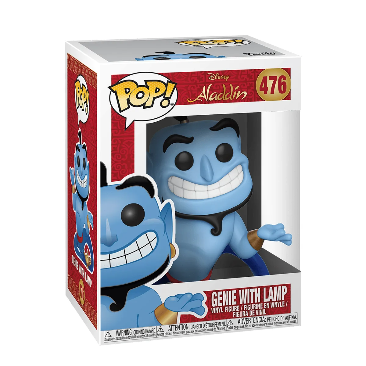 Ігрова фігурка Funko Pop! вініл 9,6 см Aladdin Джин з лампою