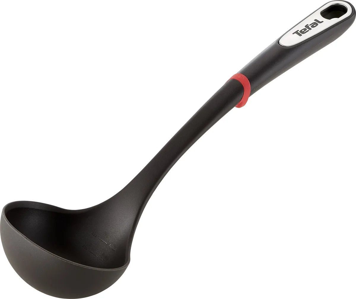 Ложка для супу Tefal Ingenio, пластикова, чорна.